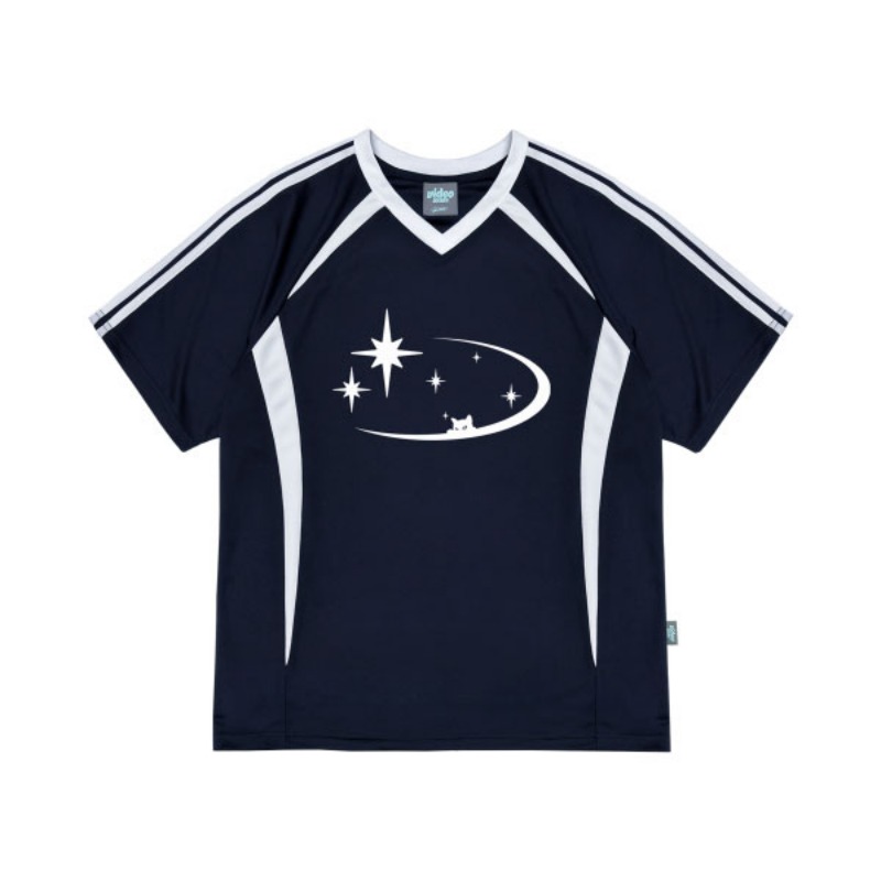 비디오자키) 별바다 스포츠 티셔츠 (NAVY)