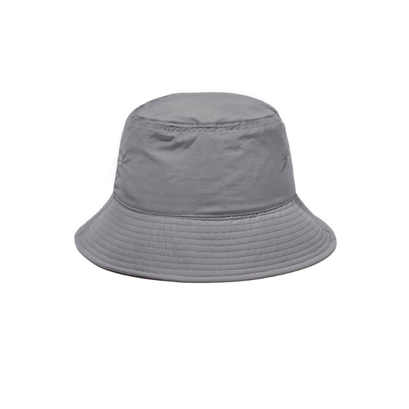벗딥) WASHA NYLON BASIC BUCKET HAT (LIGHT GREY)
