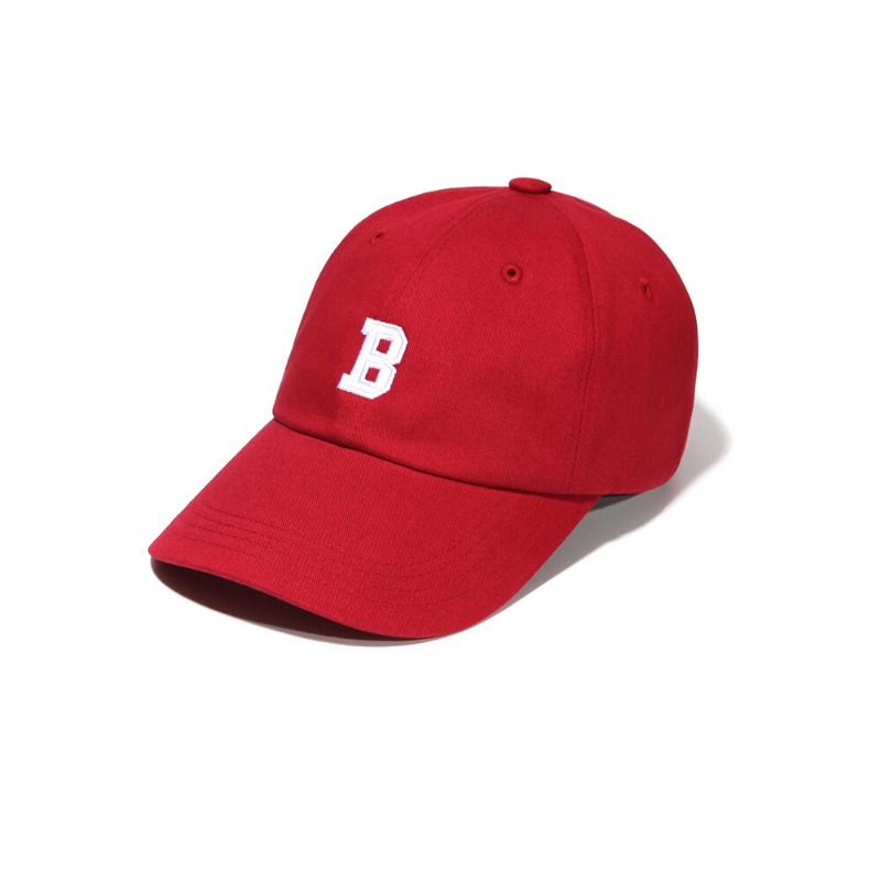 벗딥) B LOGO CURVED CAP (RED)
