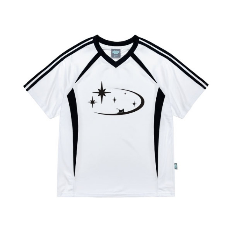 비디오자키) 별바다 스포츠 티셔츠 (WHITE)